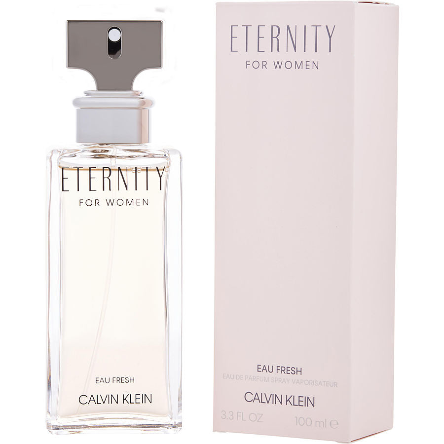 Eternity Eau Fresh by Calvin Klein, 3.3 oz EDP Spray for Women