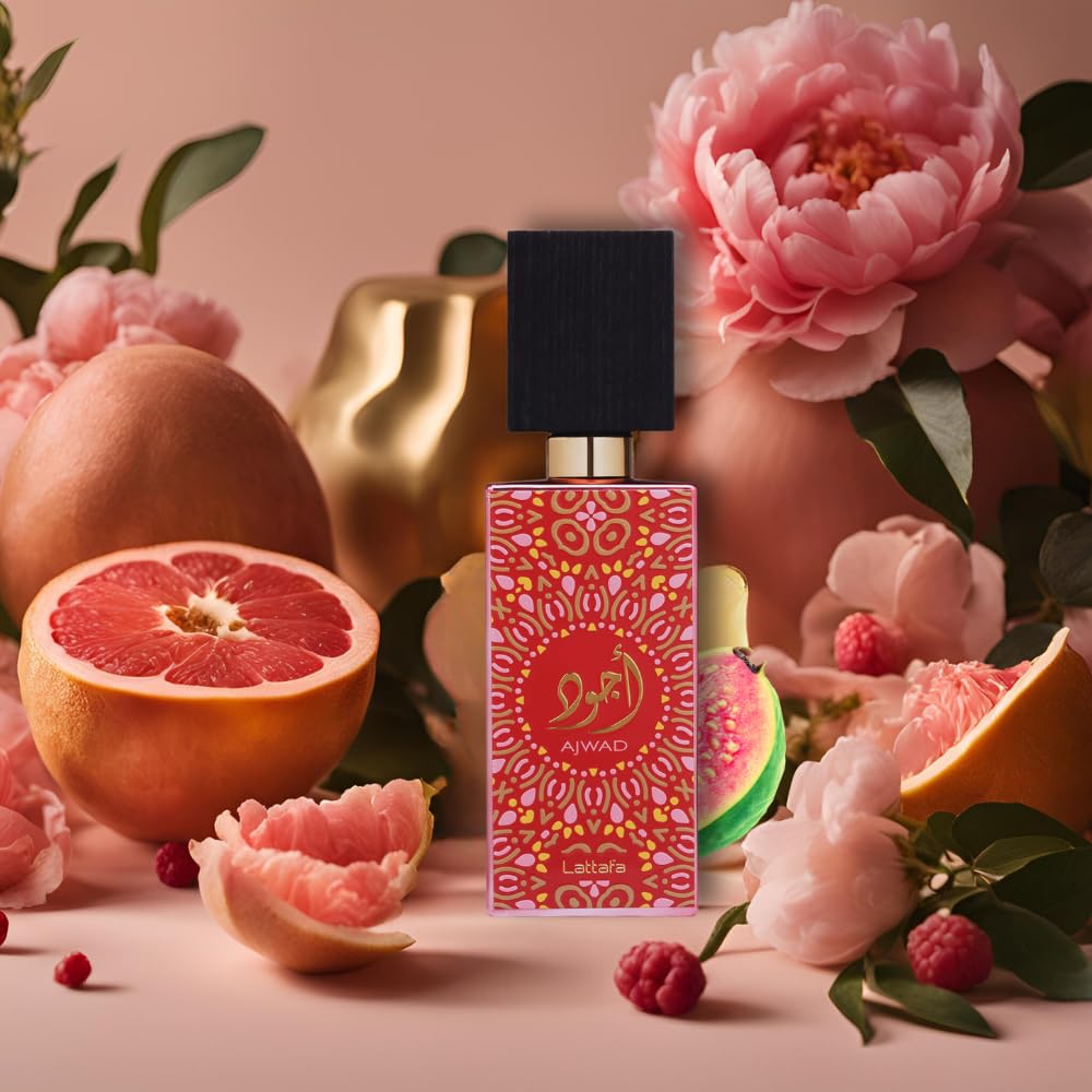 Lattafa Ajwad Pink To Pink for Women Eau de Parfum Spray, 2.04 Ounce / 60 ml