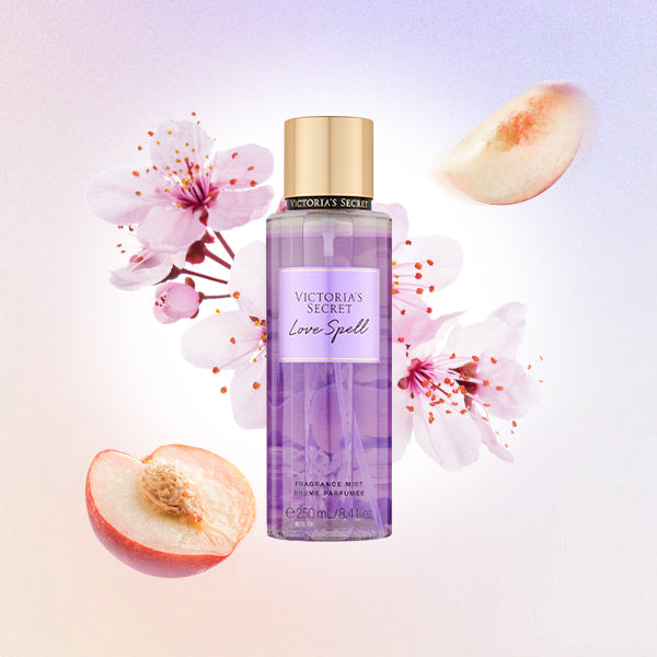 Victoria's Secret Love Spell Perfume Mist – 8.4 oz Refreshing Body Spray for Women