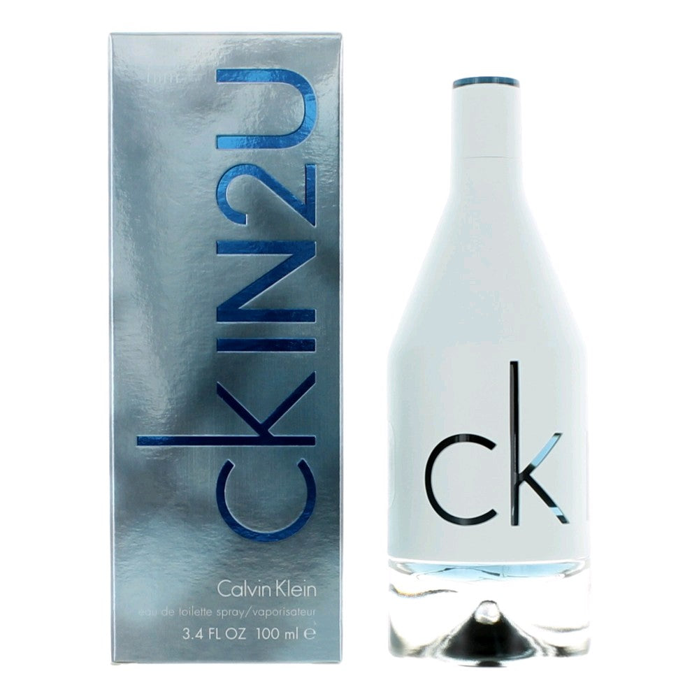 CK IN2U by Calvin Klein 3.4 oz EDT Spray for Men – Fresh & Energetic Fragrance for Everyday Wear