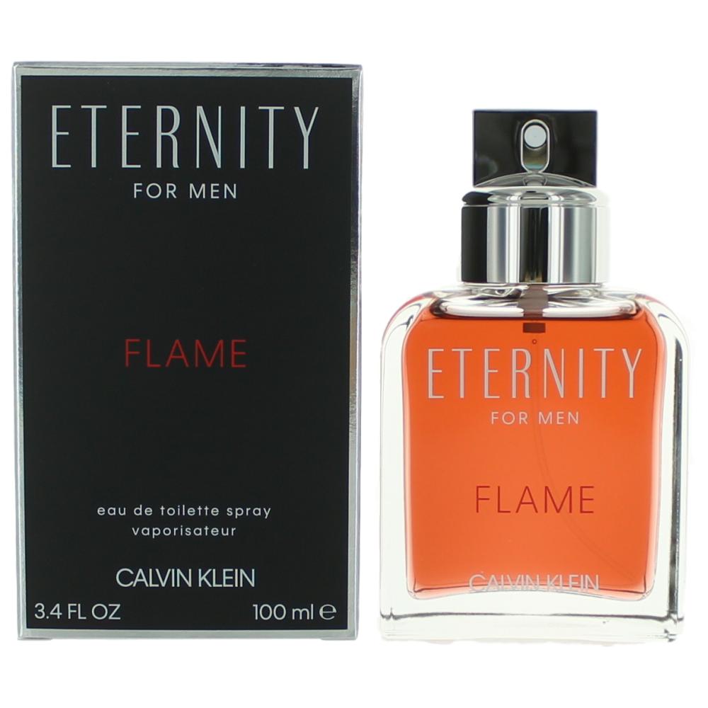 Eternity Flame by Calvin Klein for Men 3.4 oz EDT – Bold, Warm & Spicy Fragrance