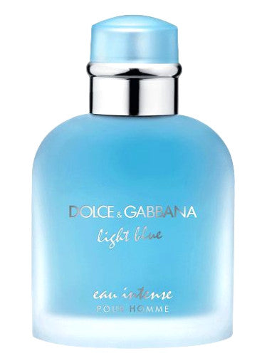 Dolce & Gabbana Light Blue Eau Intense for Men 1.7 oz Eau de Parfum Spray – Long-Lasting Fresh Cologne