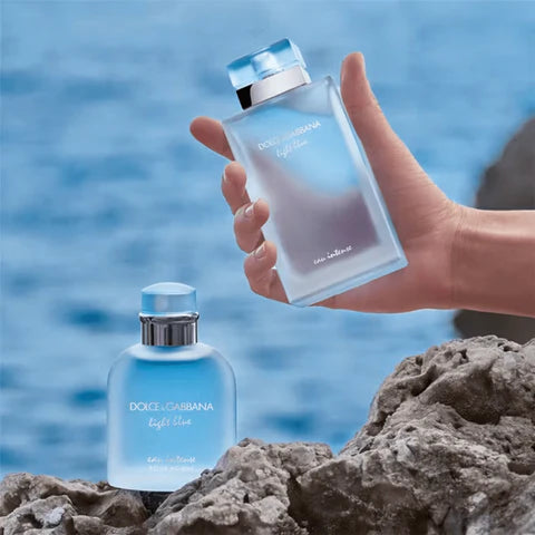 Dolce & Gabbana Light Blue Eau Intense for Men 1.7 oz Eau de Parfum Spray – Long-Lasting Fresh Cologne