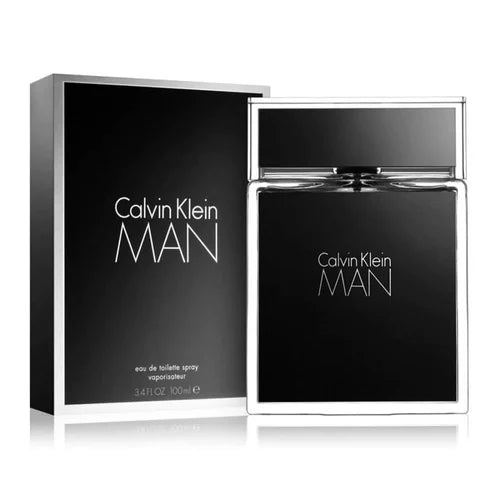 Calvin Klein Man Eau de Toilette Spray for Men, 3.4 oz – Bold, Woody & Spicy Fragrance