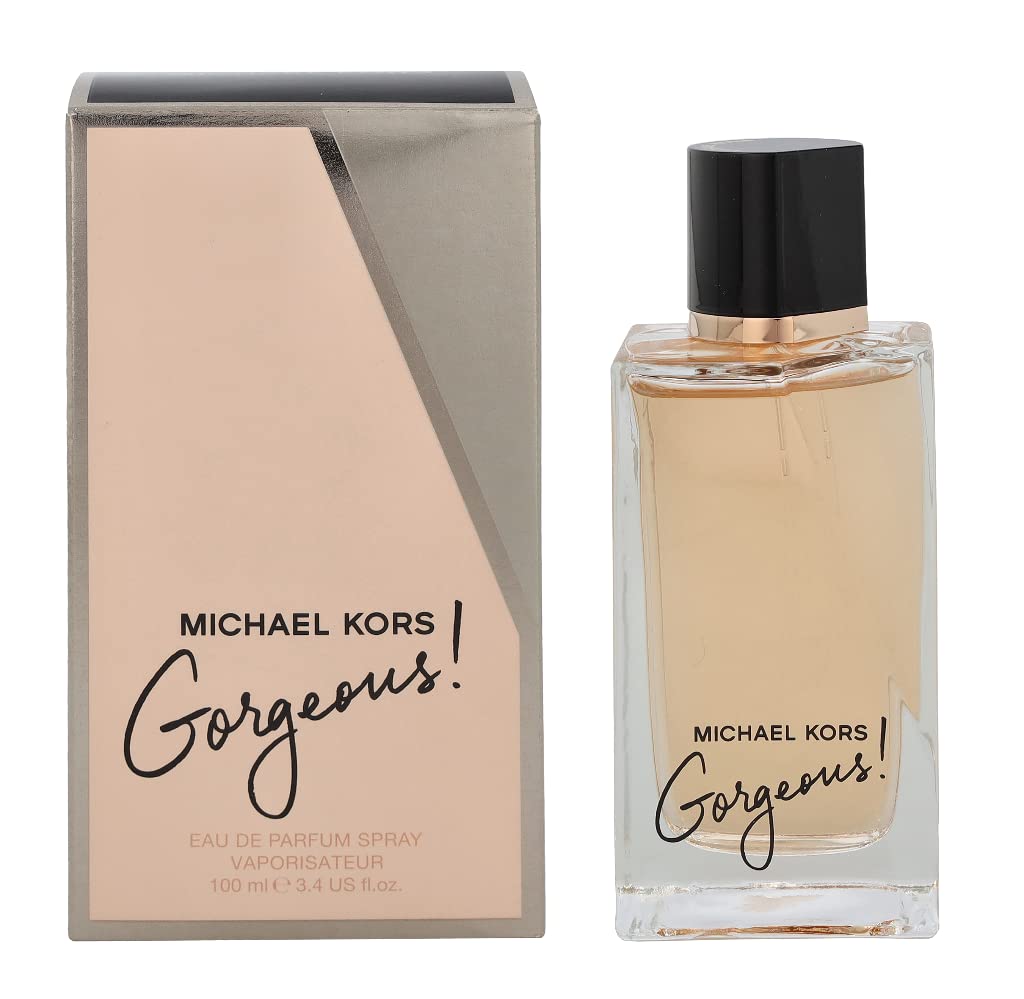 Michael Kors Gorgeous Perfume for Women – 3.4 oz Eau de Parfum Spray – Elegant Floral Woody Fragrance