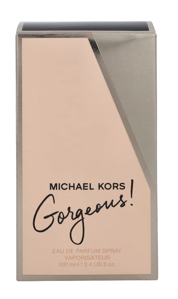 Michael Kors Gorgeous Perfume for Women – 3.4 oz Eau de Parfum Spray – Elegant Floral Woody Fragrance